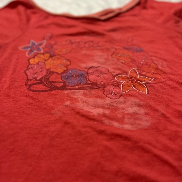 Vintage y2k Abercrombie & Fitch Cap Sleeve Scoop Neck T-Shirt - Size XS - Picture 4 of 7